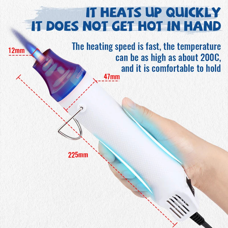 مسدس هواء ساخن 220 فولت، مسدس  - مراجعة Heat Gun Small وسعره