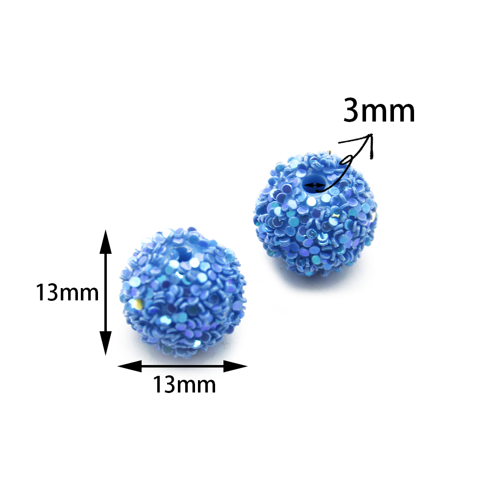 5 قطع/عبوة من الخرز الراتنجي ا - مراجعة Resin Glitter Pack وسعره