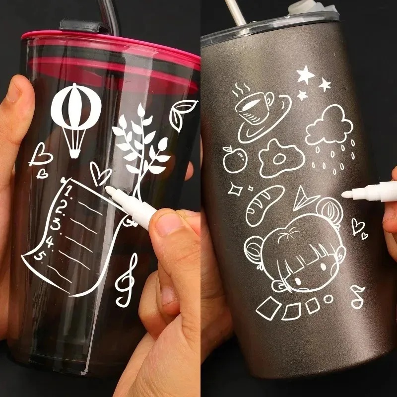 5-50 قطعة قلم طباشير سائل أبيض - مراجعة Copic Marker Sketch وسعره
