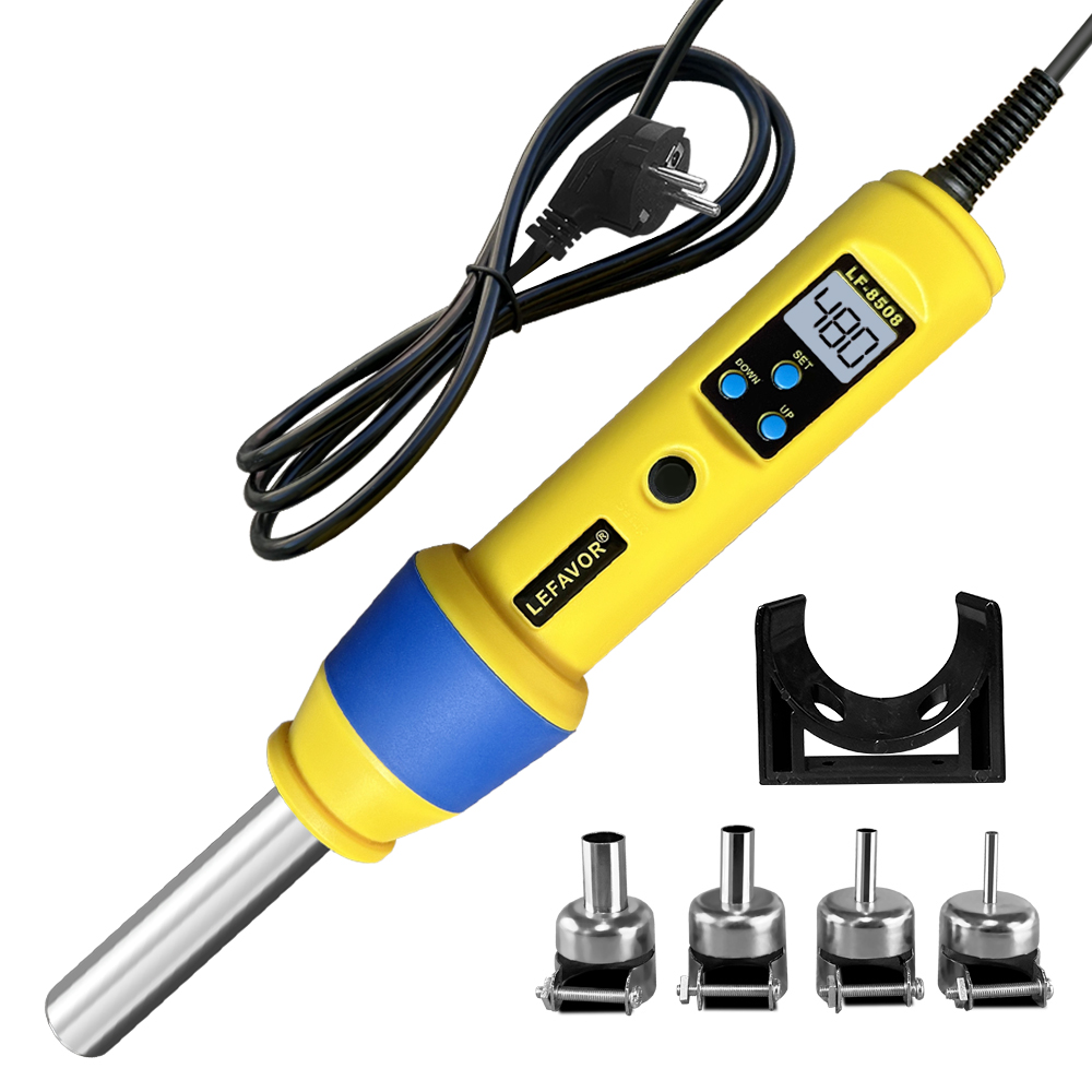 LCD الرقمية الحرارة مسدس هواء  - مراجعة Heat Gun Small وسعره