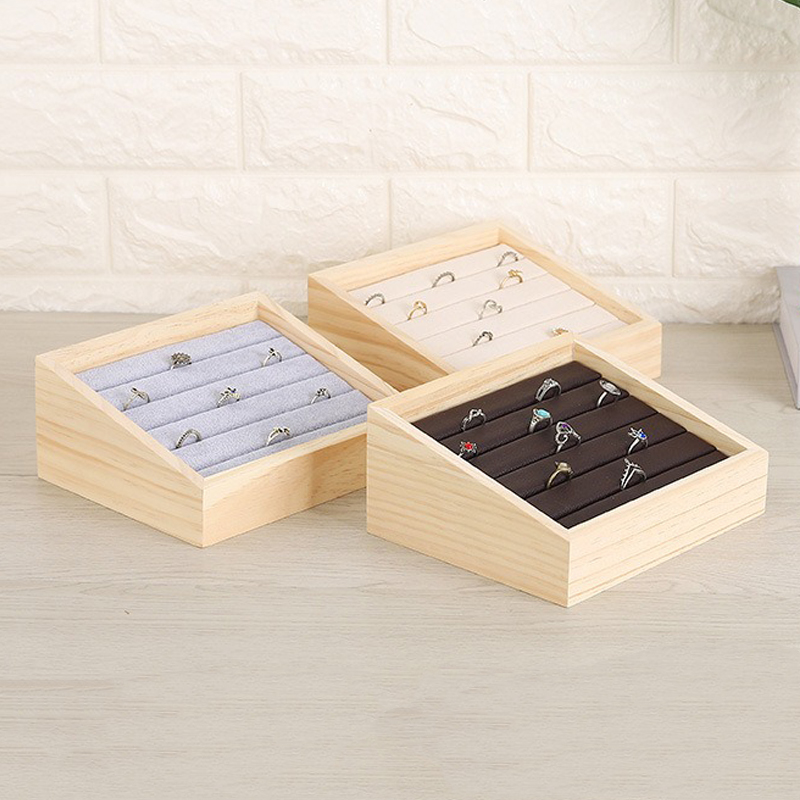 عرض المجوهرات الخشبية ، أقراط  - مراجعة Wood Ring Blank وسعره