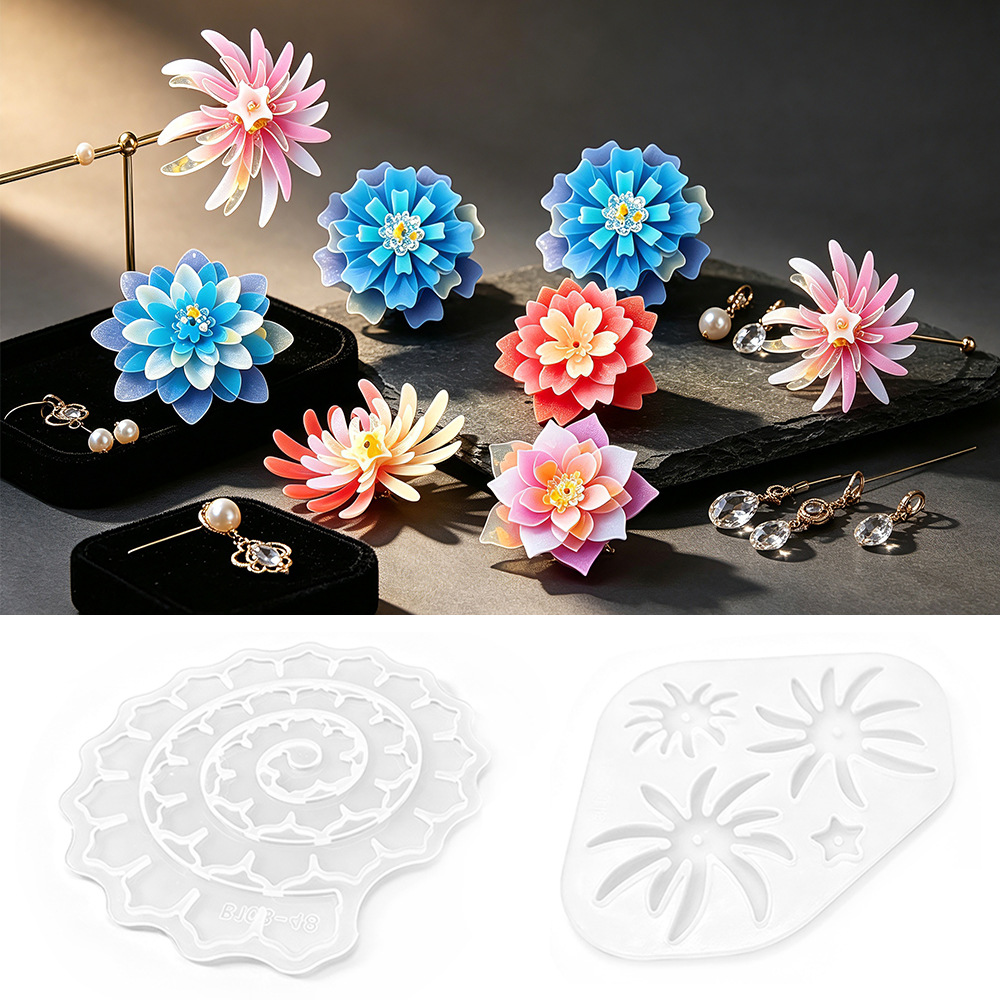 قالب سيليكون متعدد الطبقات على - مراجعة Resin Craft Ideas وسعره