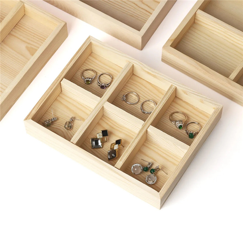 صواني تنظيم المجوهرات الخشبية، - مراجعة Wood Ring Blank وسعره
