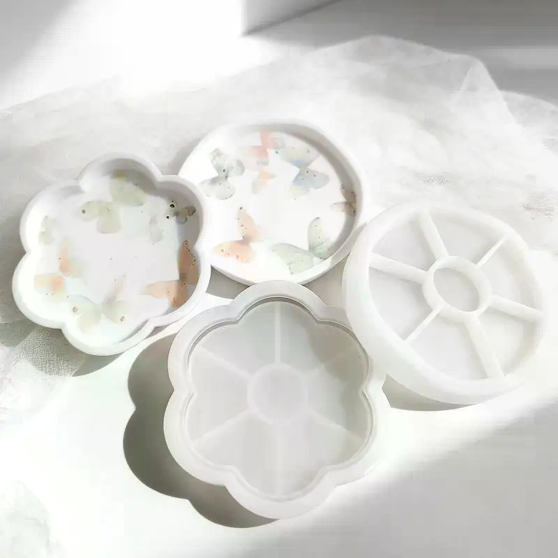 قالب سيليكون لصنع صينية تخزين  - مراجعة Resin Craft Ideas وسعره